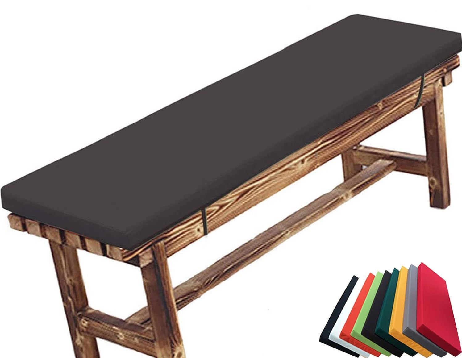 Cojín impermeable para banco de porche ideal para columpios y tardes de jardín