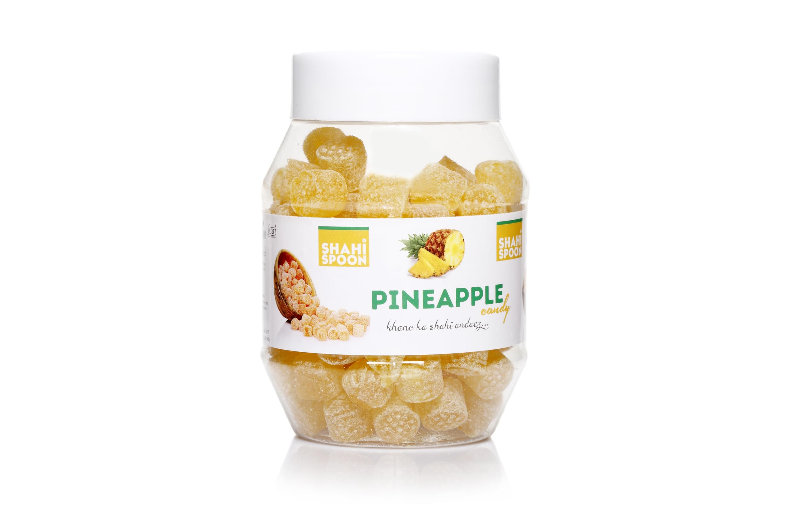 See full amazon price history chart for SHAHI SPOON Pineapple Candy, 200 g, Purify Pineapple Flavour Candy | Pineapple Toffee | Healthy Snack for kids and adults | Candy Khatti Mithi Goli | Mukhwas | Mouth Freshner Jar Pack 200gm SHAHI SPOON Pineapple Candy, 200 g, Purify Pineapple Flavour Candy | Pineapple Toffee | Healthy Snack for kids and adults | Candy Khatti Mithi Goli | Mukhwas | Mouth Freshner Jar Pack 200gm (B07NSYR2VS) Amazon Price History, Amazon Price Tracker