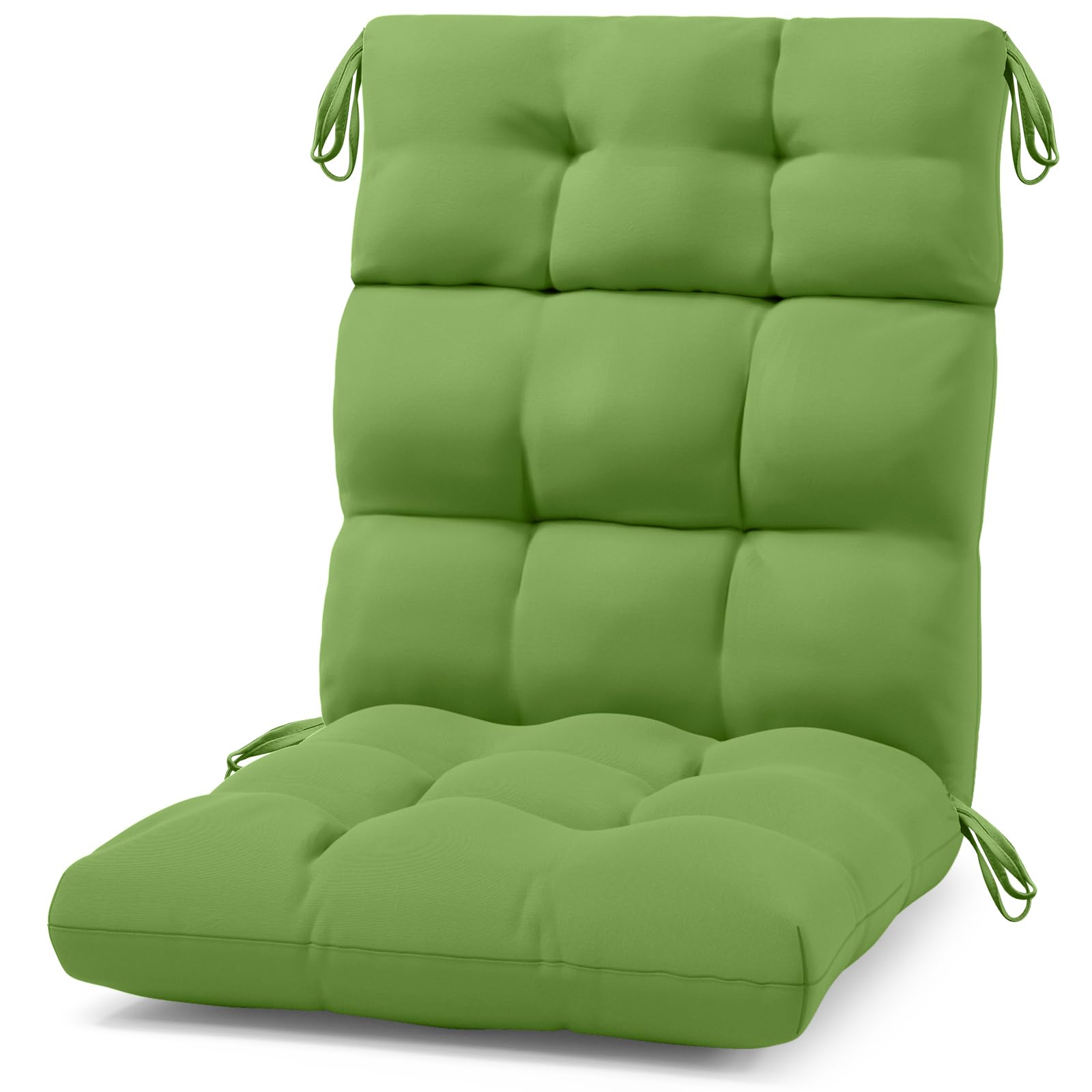 Lawn Chair Cushion Non Slip Patio Adirondack Chair Cushions Water Repellent Indoor Back and Seat Cushion for Desk Chair, Dining Chairs Fade-Resistant