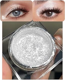 Sombra de ojos en crema con purpurina, paleta...