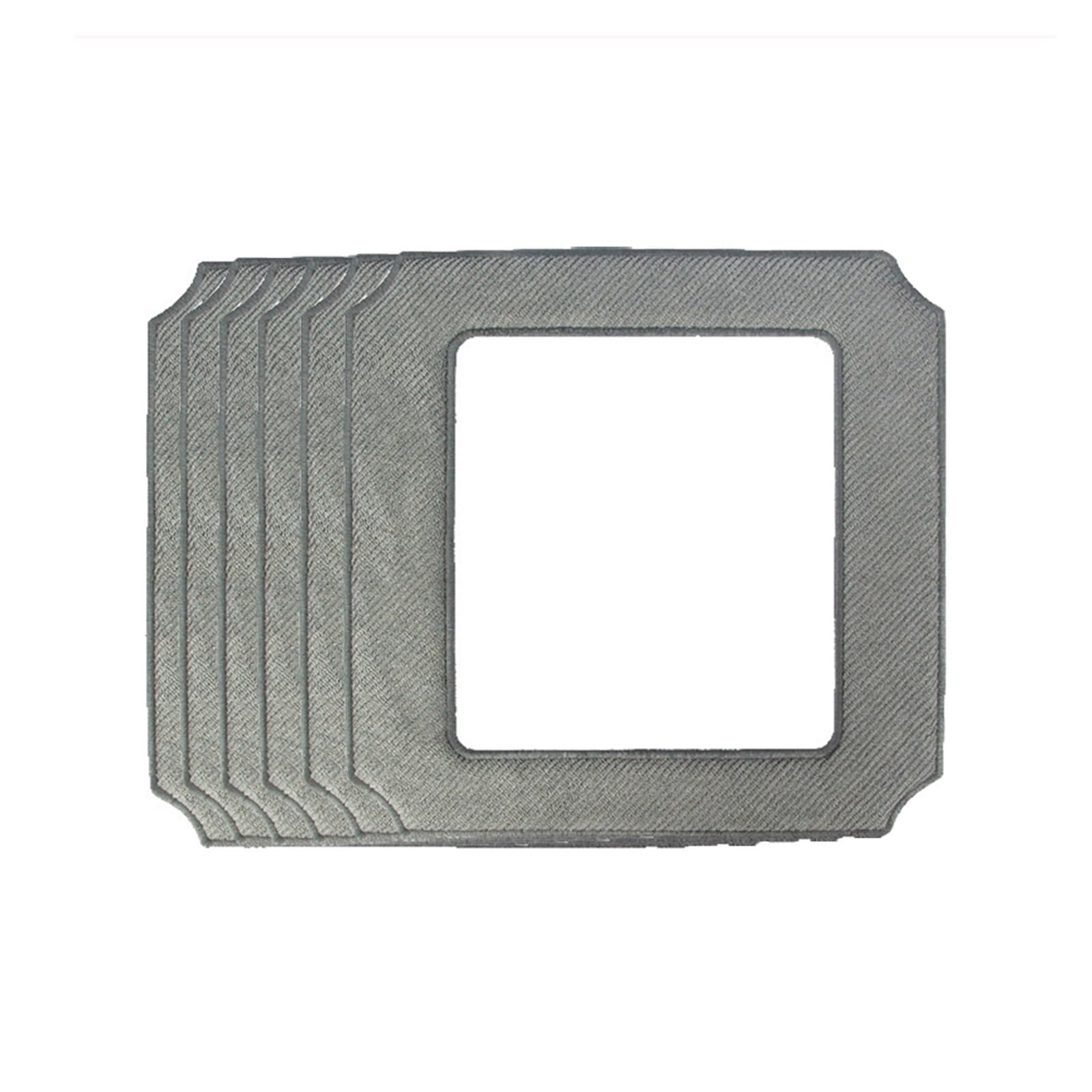 Panno for lavapavimenti for robot 24x24 cm, compatibile con Windobot, S6 Ultra Lavavetri Robot in microfibra lavabile Stracci for vetro spesso Parti di ricambio for lavapavimenti(12pcs)