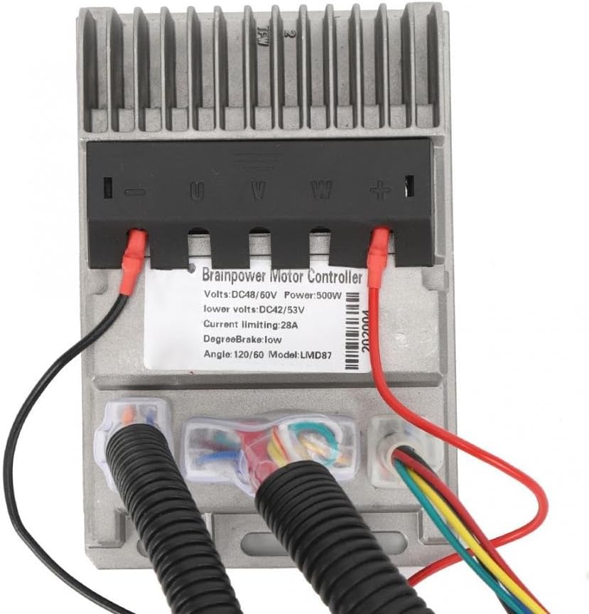 XIBANY Motorized Scooter Electric Motorcycle 36V 48V 60V 72V 500W Brushless Controller Electric Vehicle Bike 3 Modes Sine Waves Speed Controller Motorized Scooter (Color : 48V-60V)