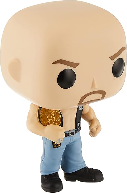 Funko 49263 POP WWE: SC Steve Austin w/Belt
