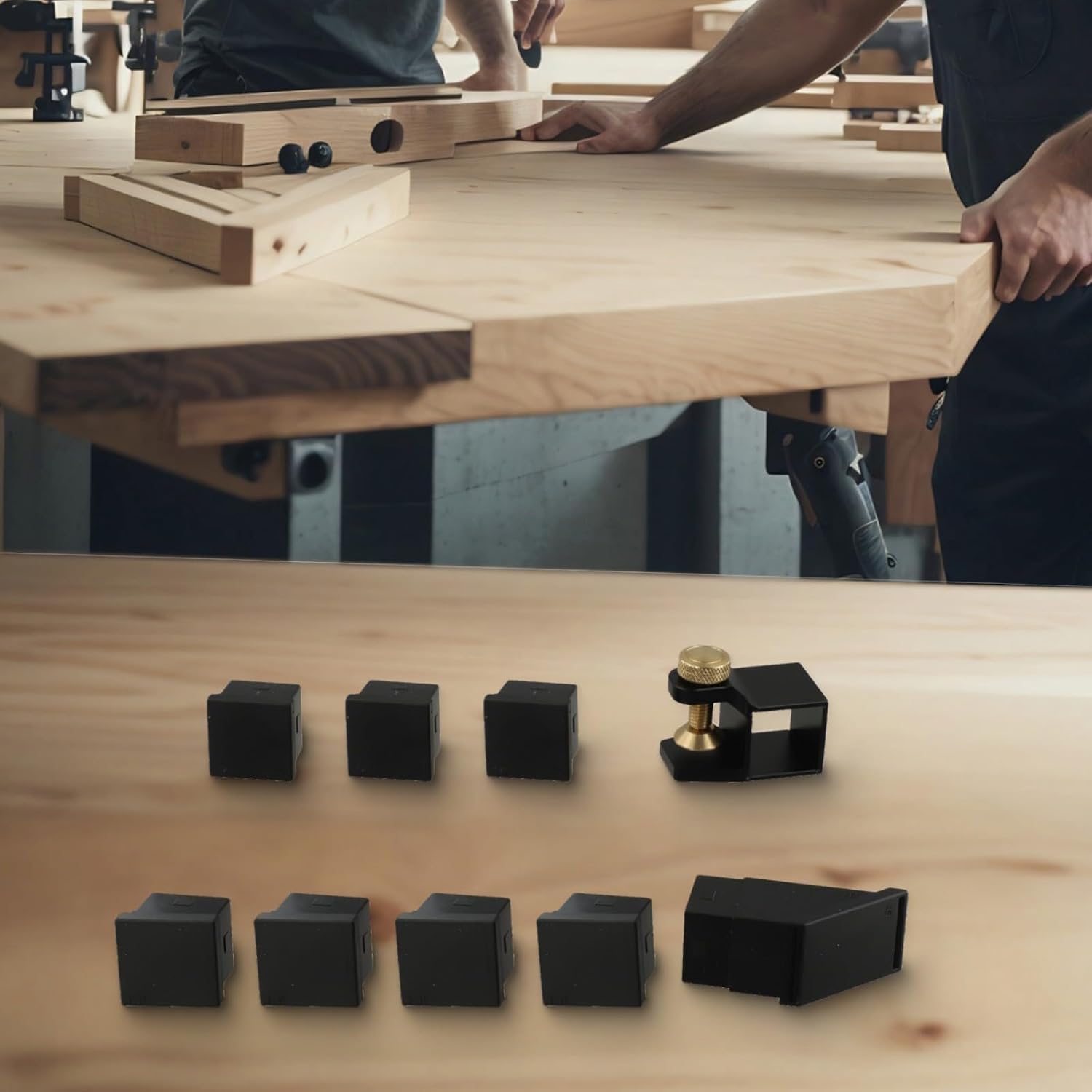 Sleek Design Magnetic Dovetail Gauge Providing Reliable Support During Angle Cuts of Both Types