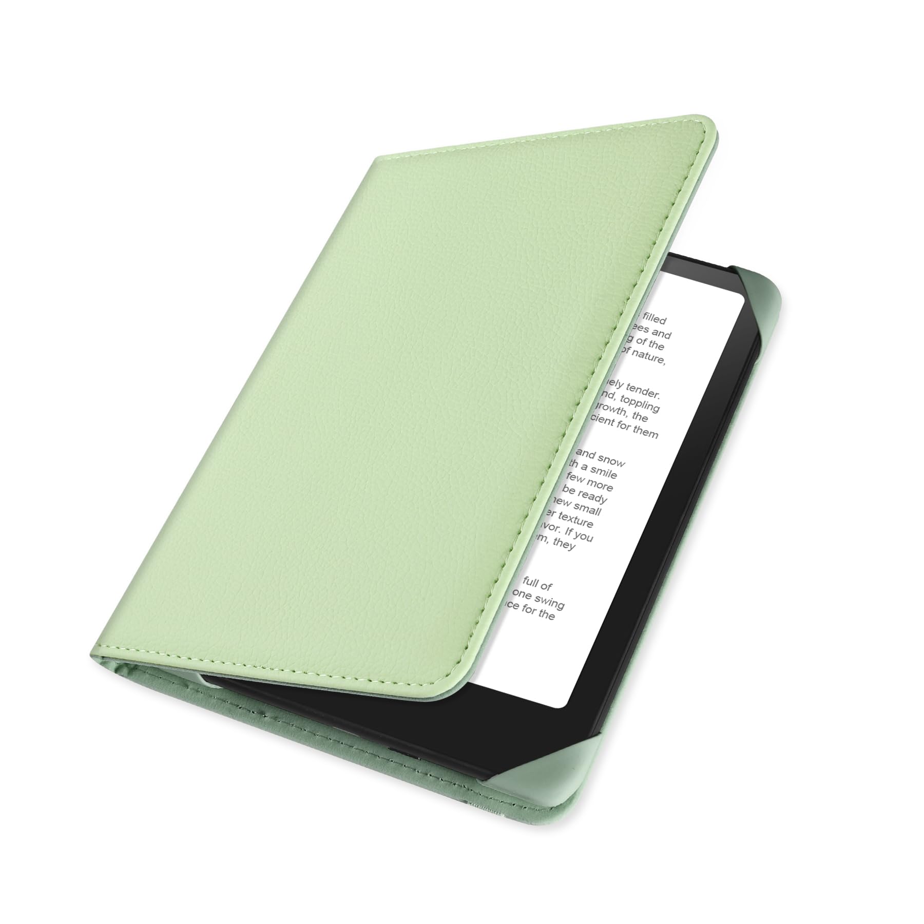 HoYiXi Universal Case for 6 inch Kindle eReader Compatible with Paperwhite(2025/2018)/PocketBook and Tolino/Kobo Clara HD,6" eReader Protective Case Cover Elastic rope,Green — view 3