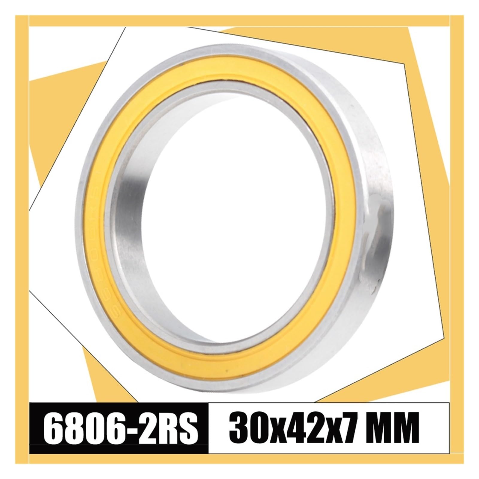 Deep Groove Double Rubber Seal Bearings 1pcs BAQ3922BA 50x80x16mm Bearings