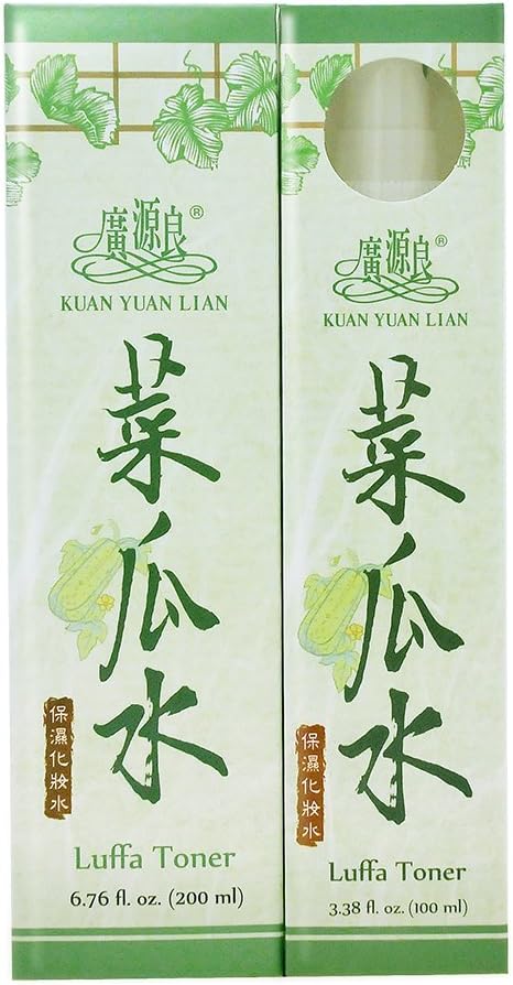 Kuan Yuan Lian Luffa Toner Spray (2 bottles, 200ml+100ml)