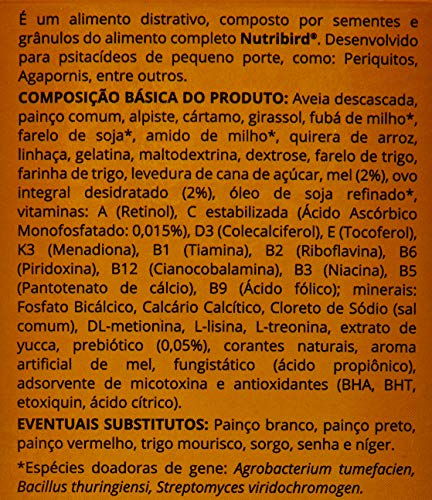 Nutrisseds Periquito Nutricon Para Periquito Adulto