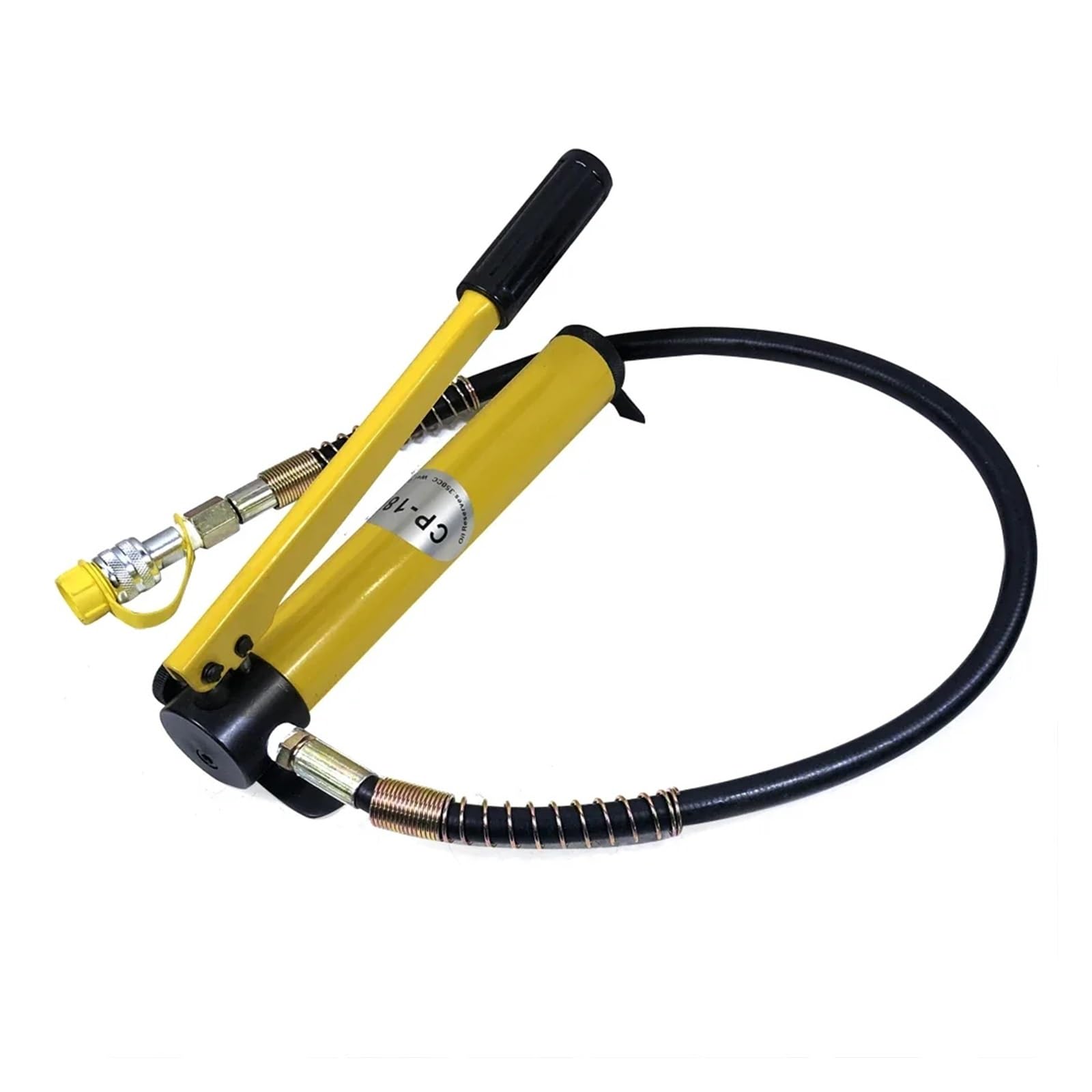 Otenc Giallo Hydraulic Cylinder, Hydraulic Crimping Pliers V-T Contour Radial Press Copper Tube 360° Including V 12-28 Mm Th 16-32 Jaws