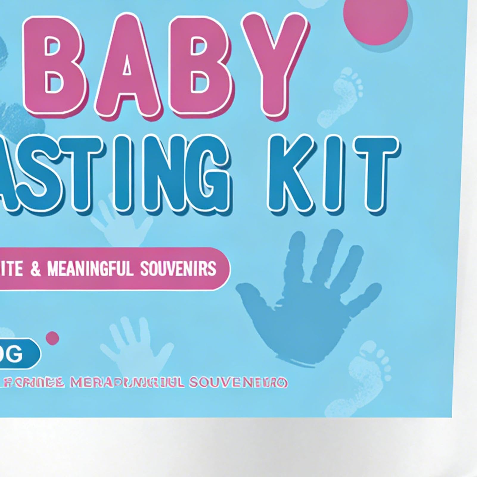 Polvere per Calco di Mani Set per Impronta di Mano Bambini | Kit per Creare Calchi in Gesso per Festa a Casa Famiglia Cameretta Salotto Sala Giochi Compleanno