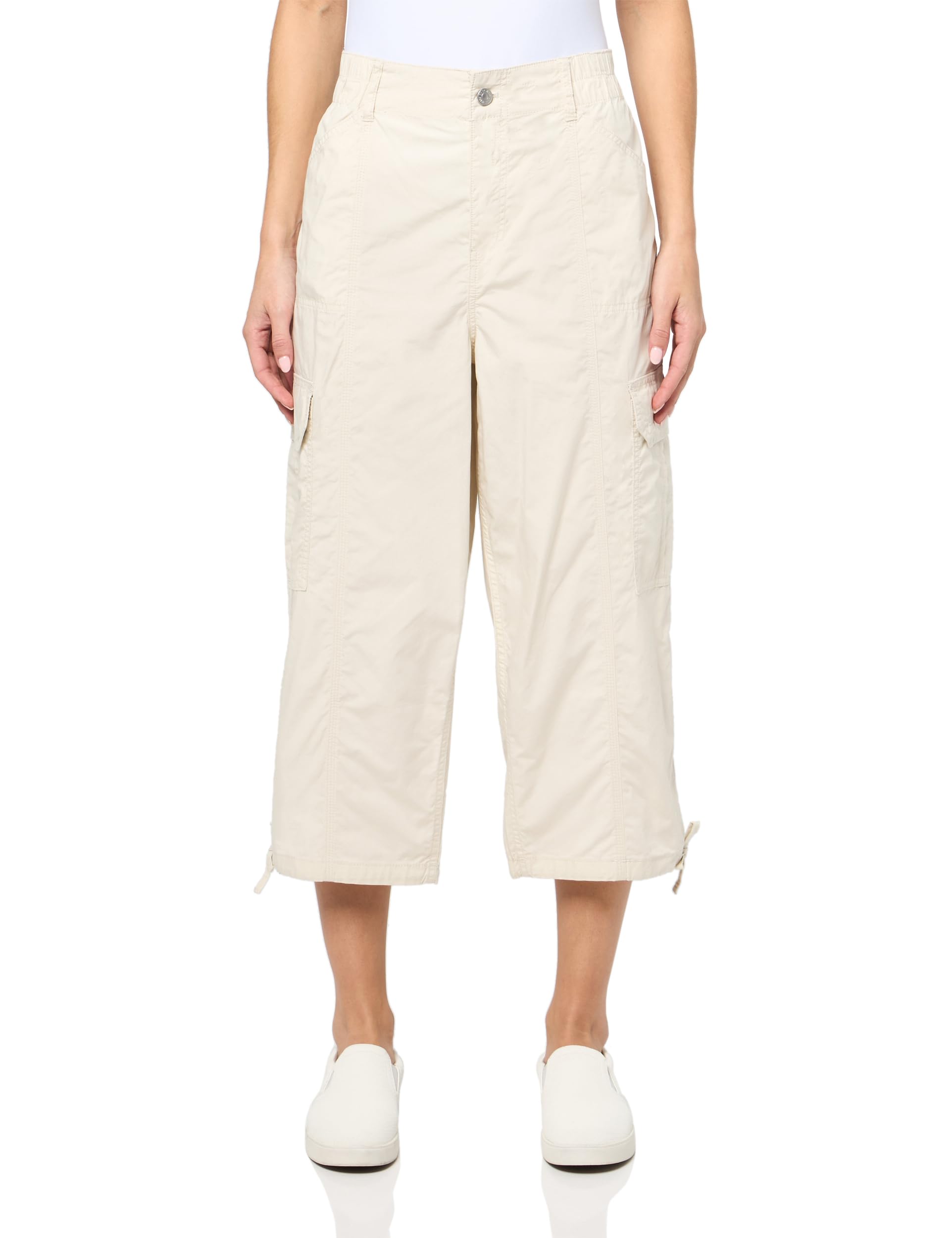 DKNY Womens Adjustable Leg Trendy High Rise Jeans Pant