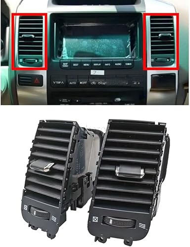 Miniatura 1 de ASVEGE Panel de ventilación de aire con salida de aire acondicionado para Toyota Prado 2002-2009 55474-60040 (ventilación)