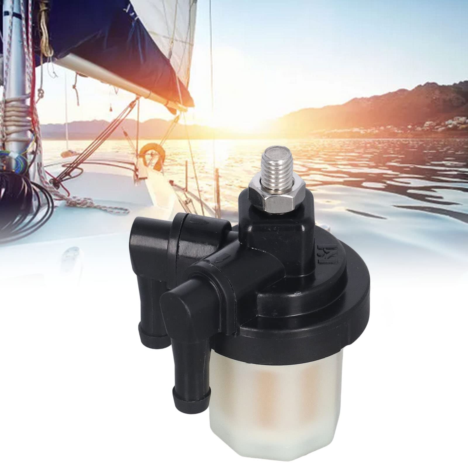 HEEPDD Filtro Benzina Per Motore Fuoribordo In ABS – Separatore Acqua Carburante Ricambio Durevole - 2