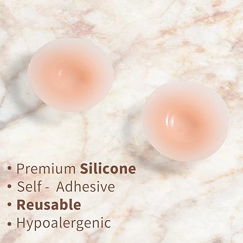 Miniatura 3 de HILINGBORA Juego de cintas de belleza 4 en 1 cinta de pecho tapa de pezón cinta de doble cara cinta de levantamiento de senos cinta adhesiva para