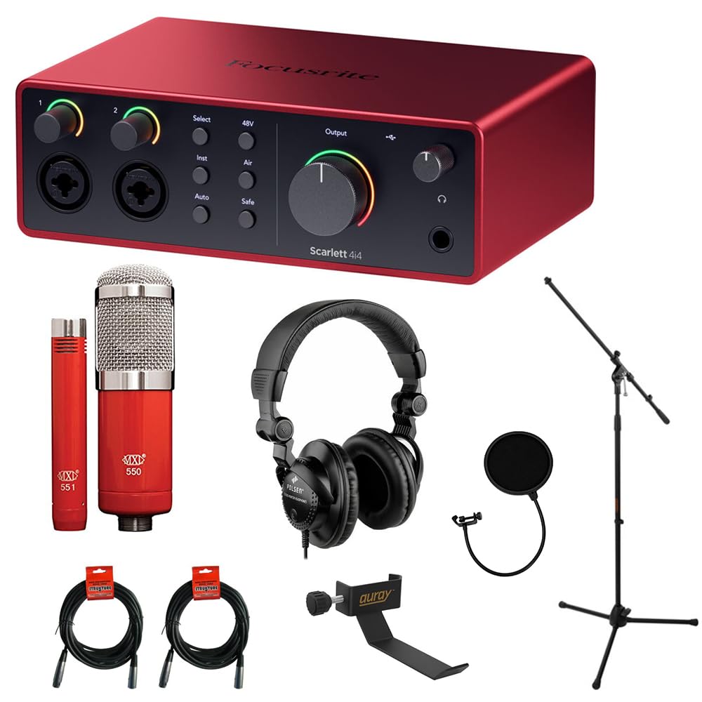 Amazon.com: Focusrite Scarlett 4i4 USB-C Audio/MIDI Interface (4th
