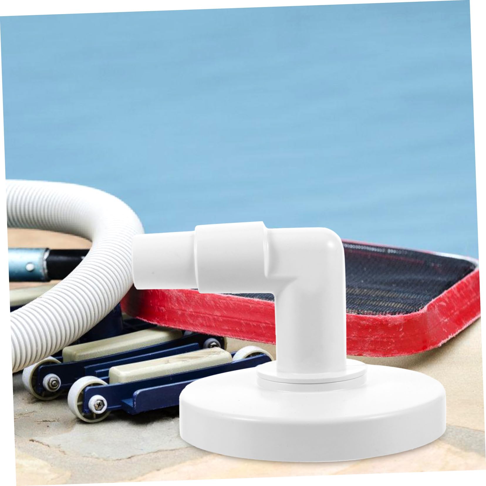 BESPORTBLE 4 Juegos De Aspiradoras Skimmer Cepillos Aspiradoras De Mano Repuestos Carretes De Manguera Piscinas Antiácaros De Mano Bomba De Aire Portátil Adaptador