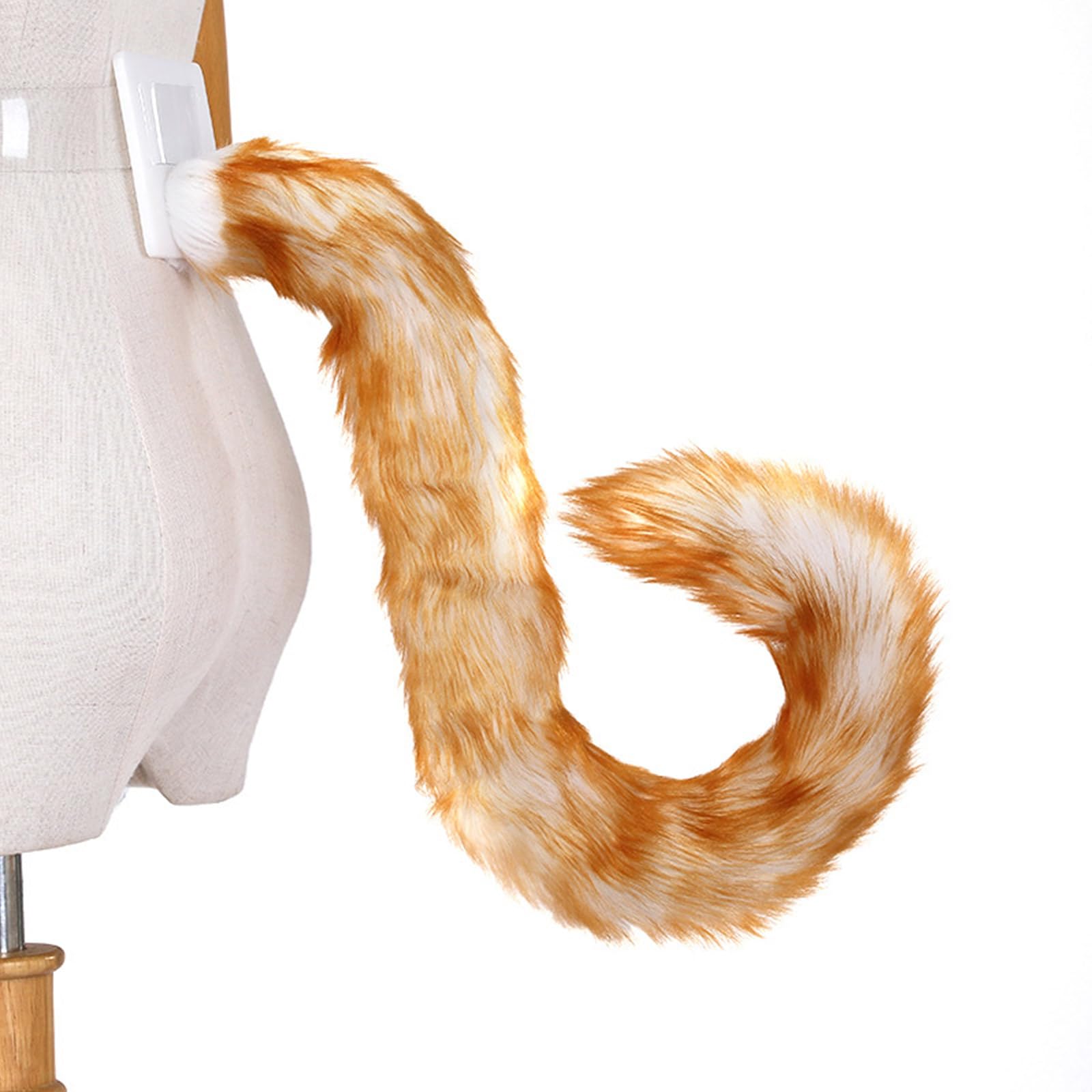 Cola De Gato Con Control Remoto | Accesorio De Felpa Suave Para Cosplay Y Fiestas De Halloween | Cola Móvil Para Disfraces De Mujer Y Hombre | Set Con Funda Y Esqueleto
