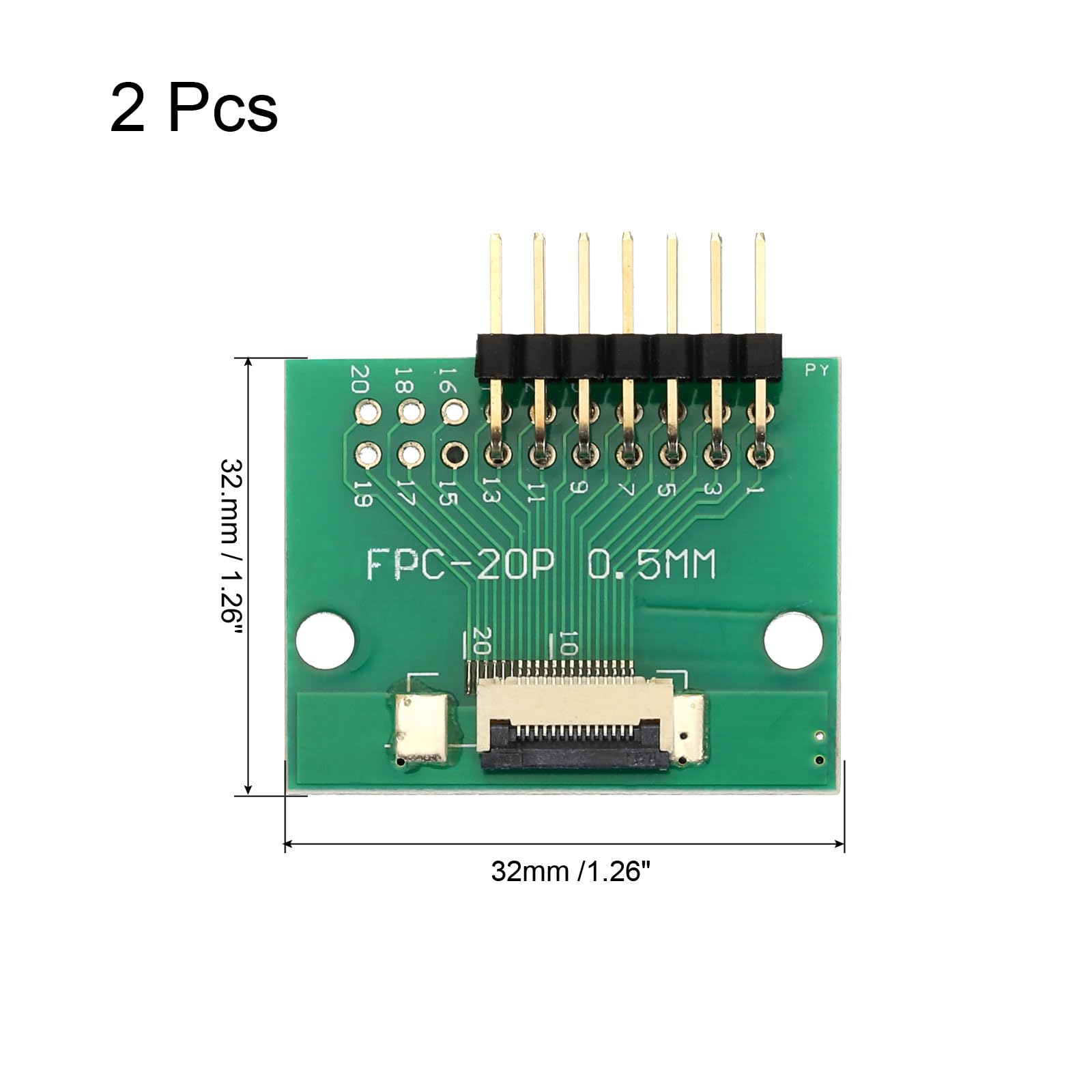 FPC FFC 30 pin 0,5 mm Pitch ausdünnen DIY Buchsenleiste Flachbandkabel