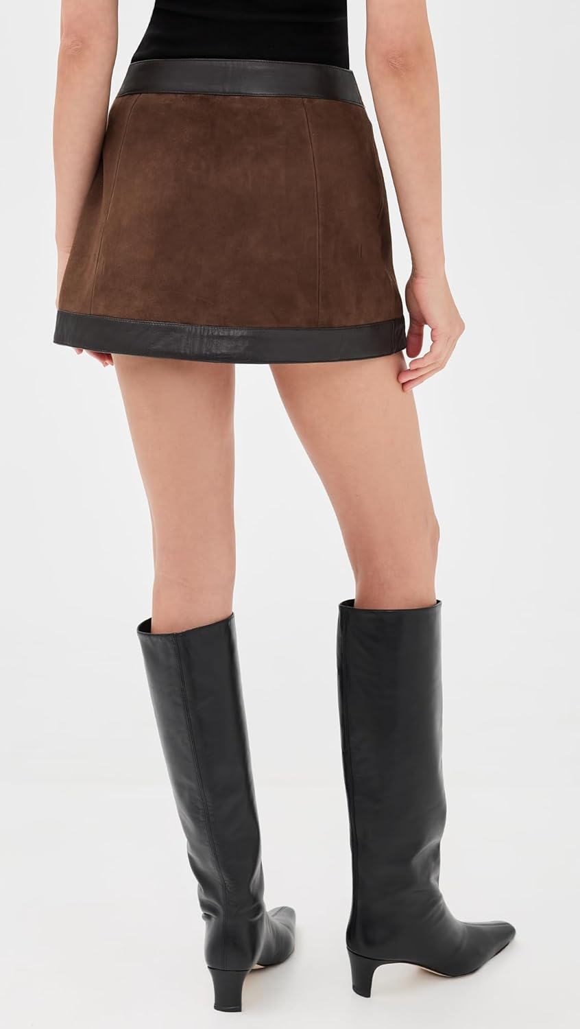 Retrofête Women's Lisbeth Leather Skirt - Image 3