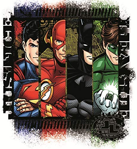 5 Inch Batman Flash Superman Green Lantern Decal DC Comics Justice League Repositionable Removable Peel Self Stick Wall Sticker Art Home Decor (Decoration for Walls Laptop Tumbler) 5 by 5 inch