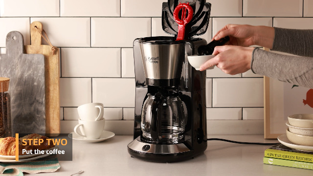 Russell Hobbs Cafetière filtre [Technologie WhirlTech pour