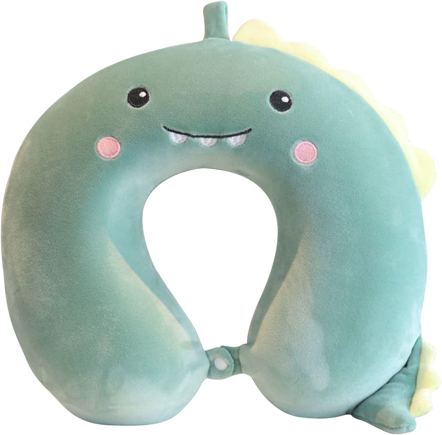 Jiakalamo Joli oreiller de voyage pour enfants et adultes, coussin cervical en mousse à mémoire de forme en U, appui-tête d&rsquo;avion, accessoires de voyage pour avion, voiture, train, bus inclinable