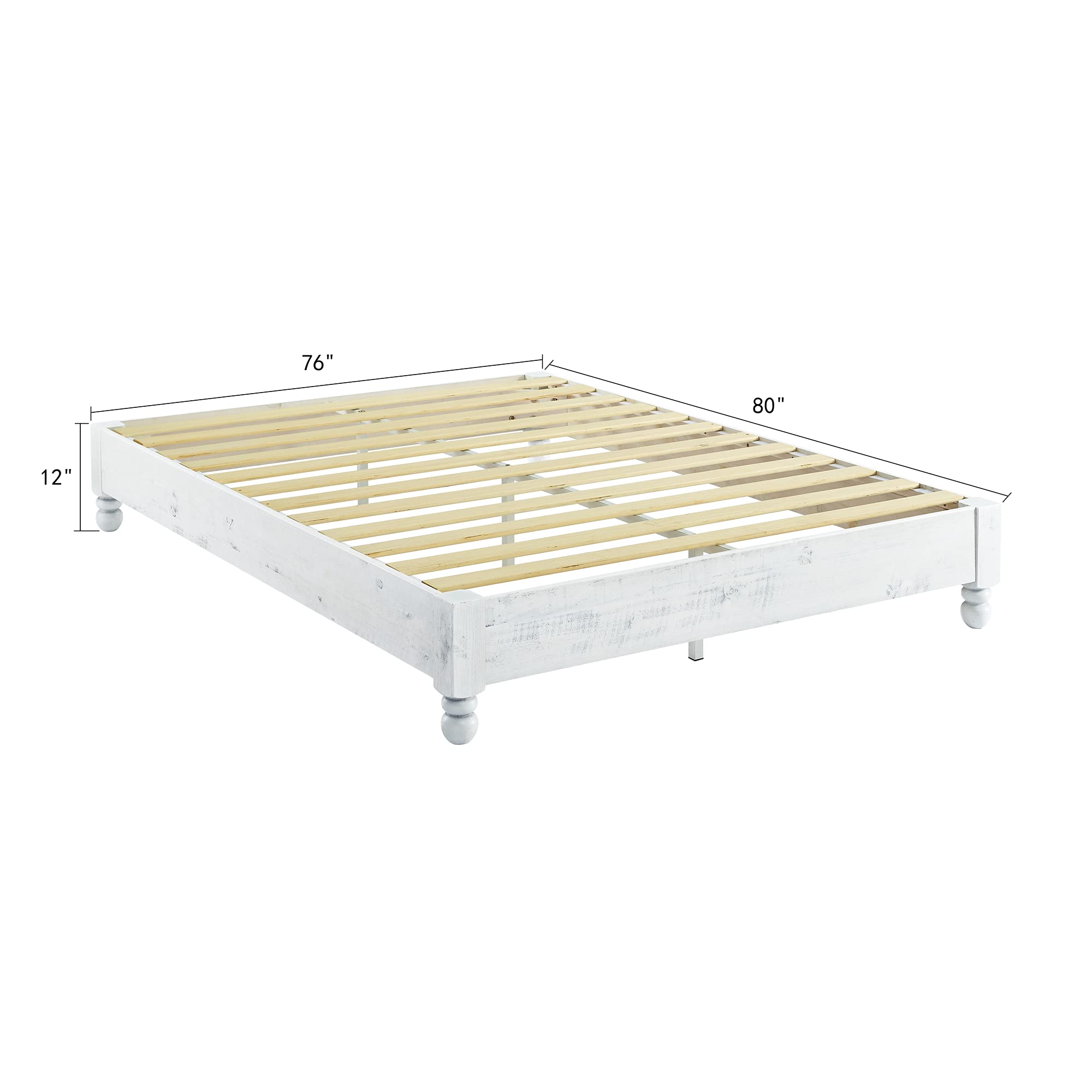 Wood Platform Bed Frame 