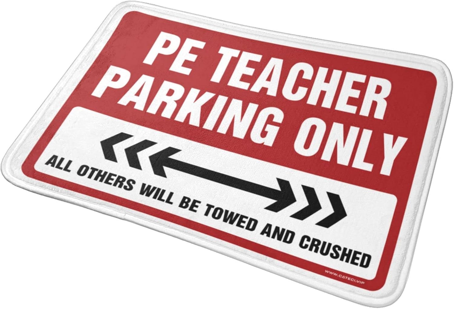 Spring Kitchen Mats Pe Teacher Parking Only Rug Plain Door Mat for Crafts Entry Mats Indoor Home(Size:65X90CM), EHFPCWHAC-65X90CM