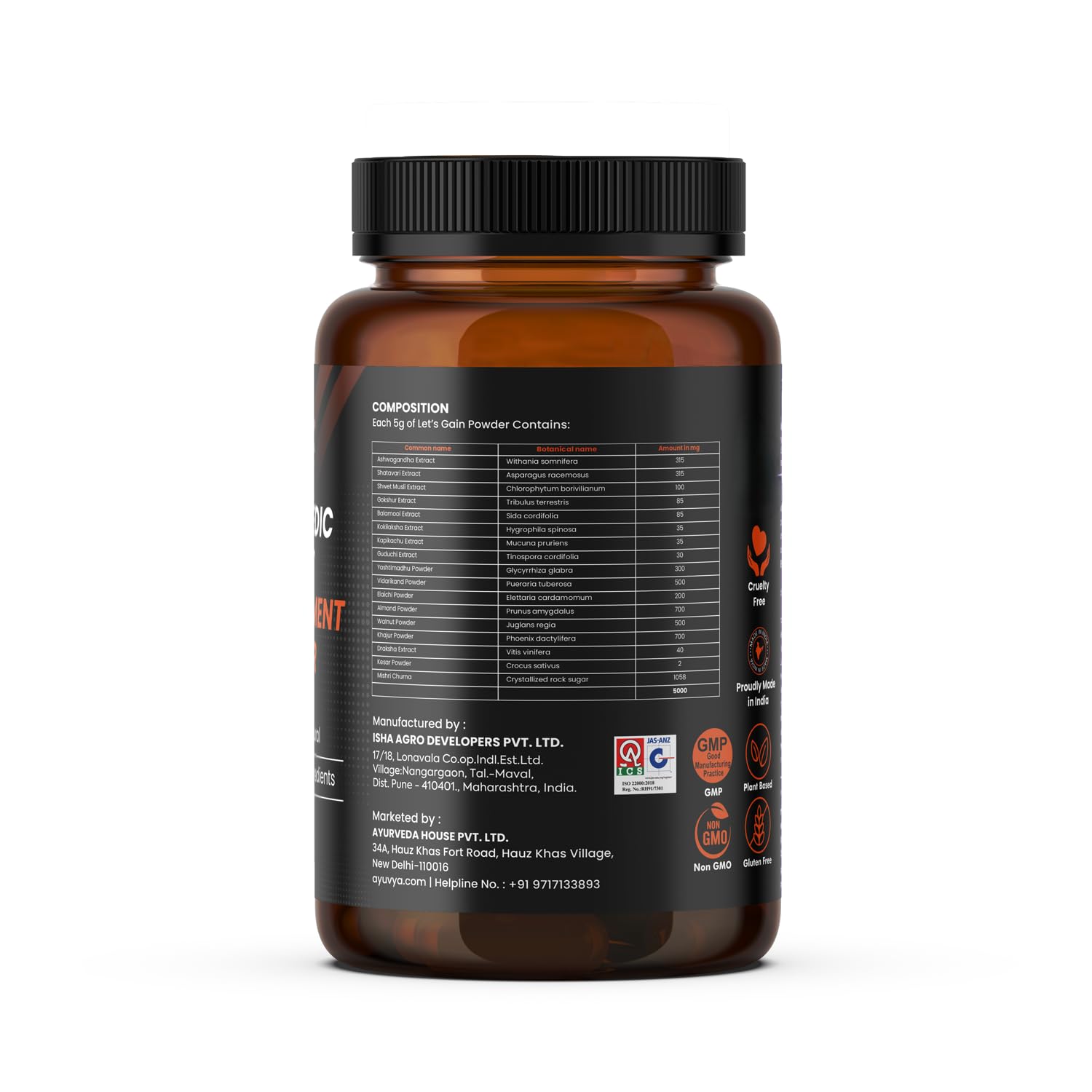Ayuvya i-GAIN+ & Lets Gain | Clinically Proven Ayurvedic Weight Gain Combo | Helps in Improving Appetite & Weight | As Seen on Shark Tank — Amazon image 8