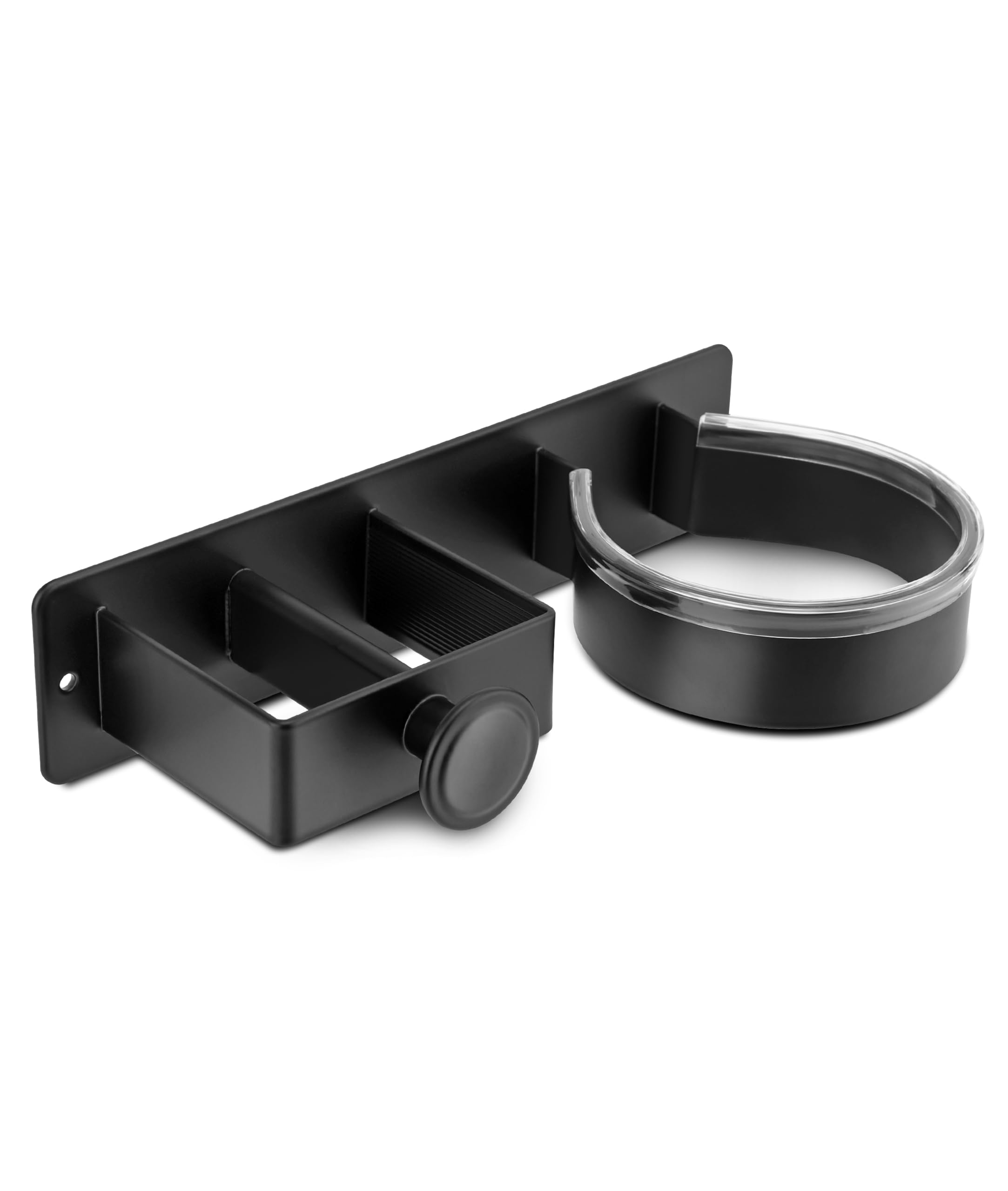 Supporto asciutto a parete, supporto per capelli e piastre, in acciaio inossidabile, supporto per asciugacapelli senza foratura, asciugacapelli e piastra per capelli, supporto a parete per barbiere