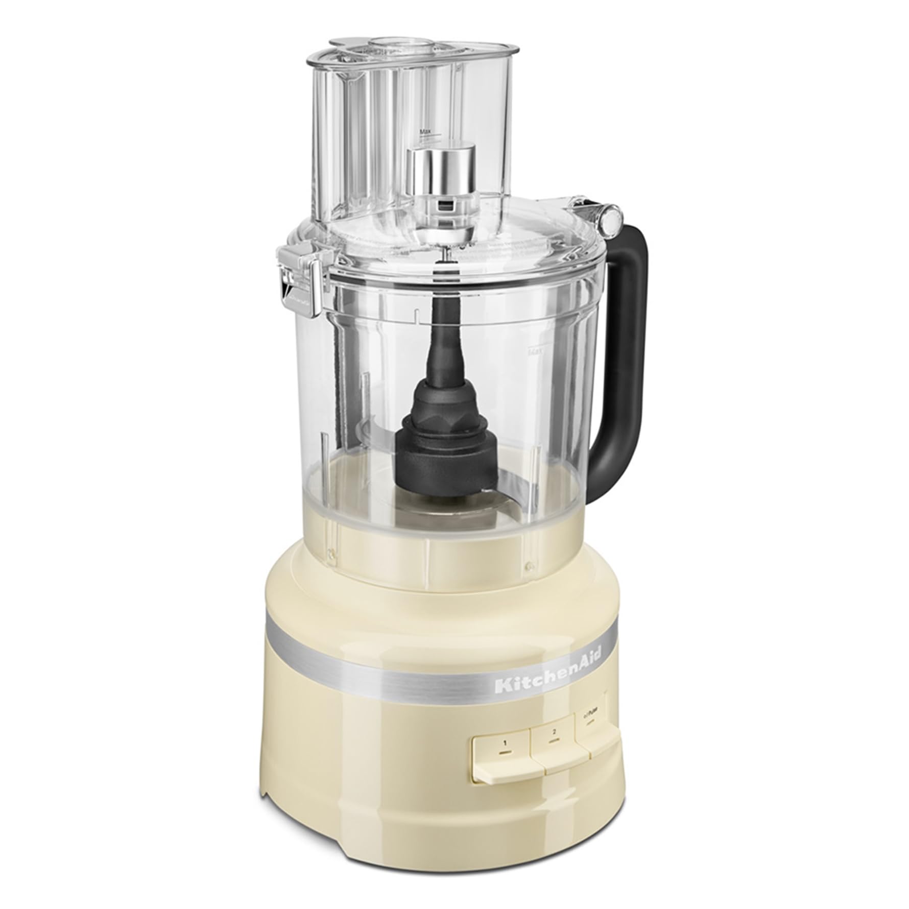 KitchenAid Robot da Cucina 3.1L, Affettatrice Regolabile ExactSlice, Kit Dadini, Grattugia Trita e Impasta, 7 Accessori, 3 Velocità e Pulse, Motore Potente, Ciotola Frigo-Safe, Almond Cream