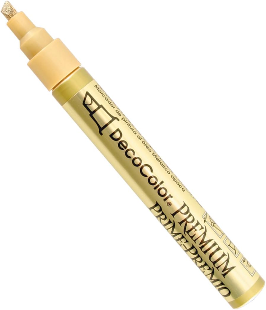Uchida Of America Deco Color Premium Chisel Paint Marker, Gold 134343