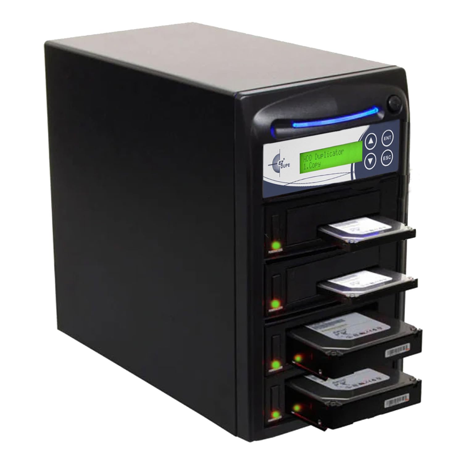 EZ DUPE 1 to 3 SSD HDD Hard Drive Tower Duplicator - 9GB/Min H03HSATB