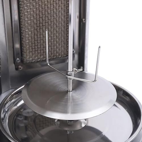 Miniatura 7 de Shawarma - Máquina de parrilla giratoria vertical para encimera, máquina Shawarma de 110 V, Doner Kebab, parrilla de carne, asador Shawarma Gyro con