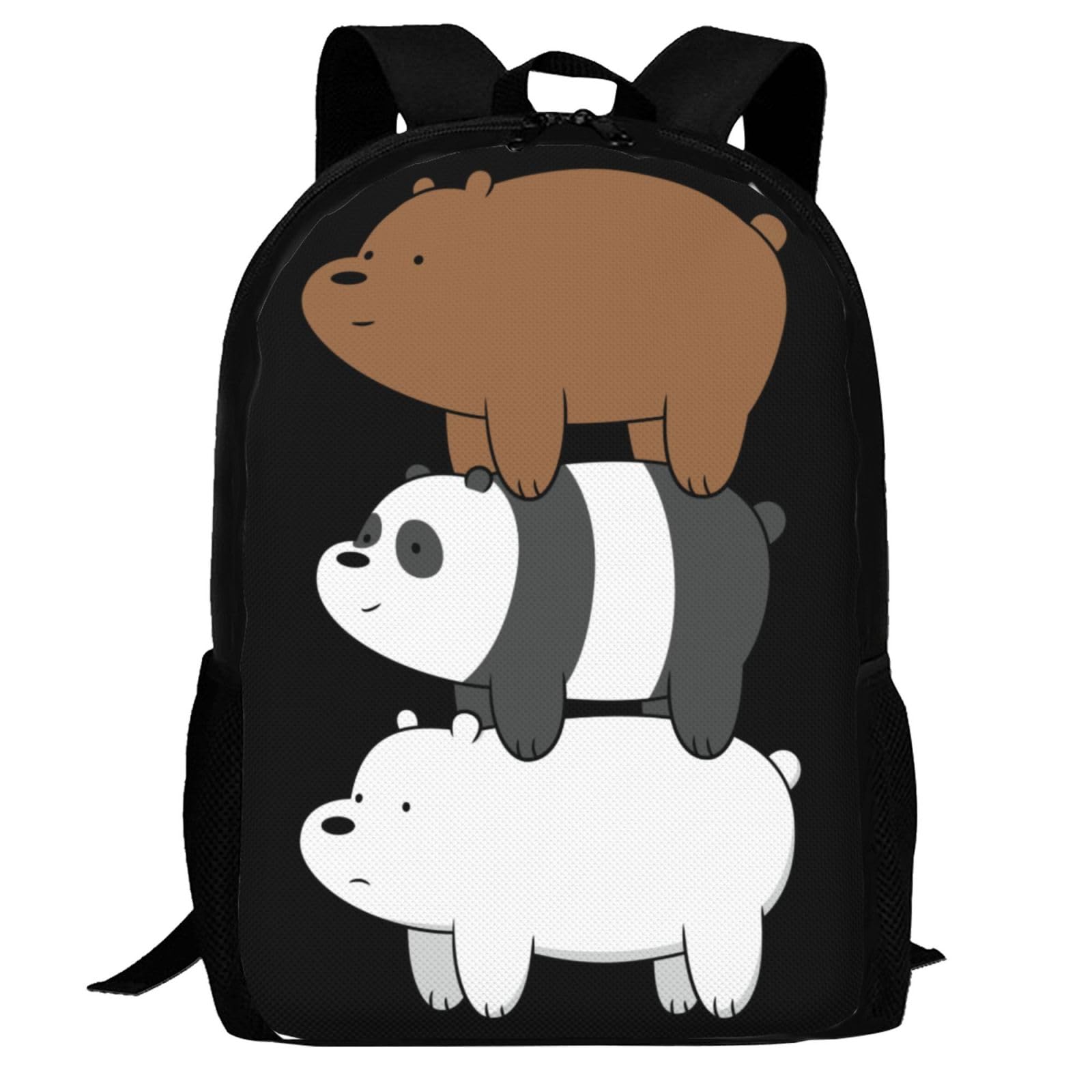 Backpacks We Bare Anime Bears Adjustable Laptop Backpack Double Shoulder Bag for Women Men Climbing Shopping Work