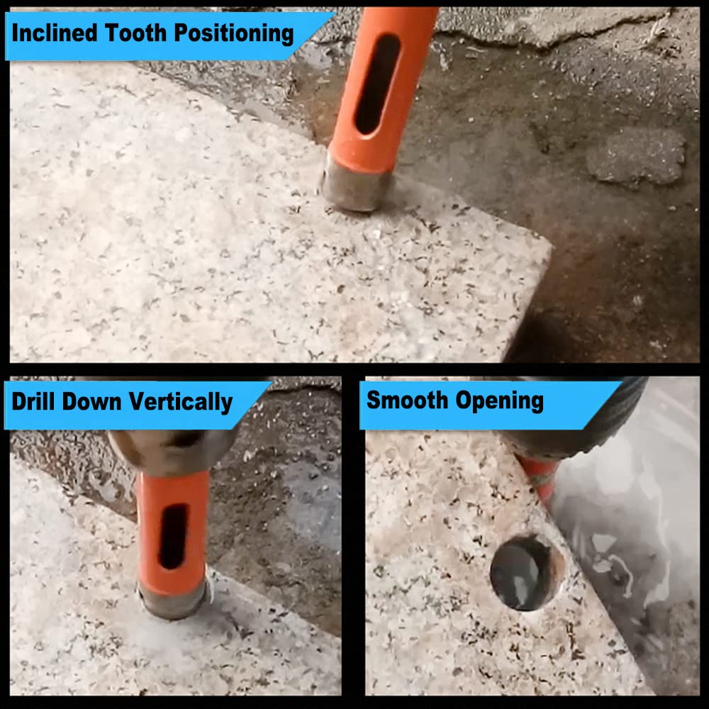 Utoolmart 50mm Diamond Grit Hole Saw Drill Bit for Glass Ceramics Porcelain Ceramic Tile 1Pcs