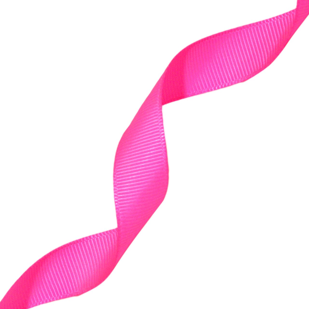 Ruban grosgrain rose fluo Morex Ribbon pour loisirs créatifs sans déformation
