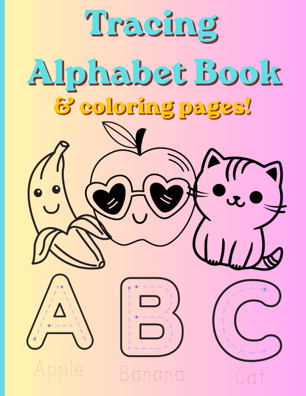 ALPHABET TRACING COLORING BOOK