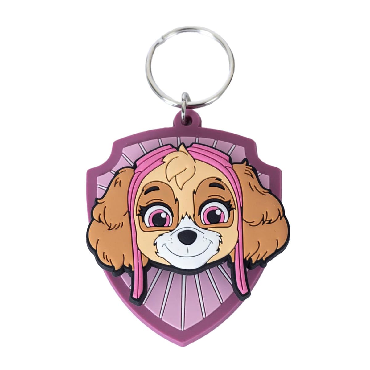 Pyramid International Paw Patrol Skye Keyring Rubber Keychain Fob Fidget Spinner