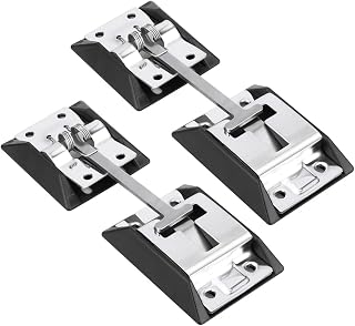 WKZO 2 Pack 304 Stainless Steel Camper Door Holder Latch T-Style Trailer Entry Door Holder Catch for RV, Camper, Trailer, Motor Home, Boat Compartments, Cargo, Truck