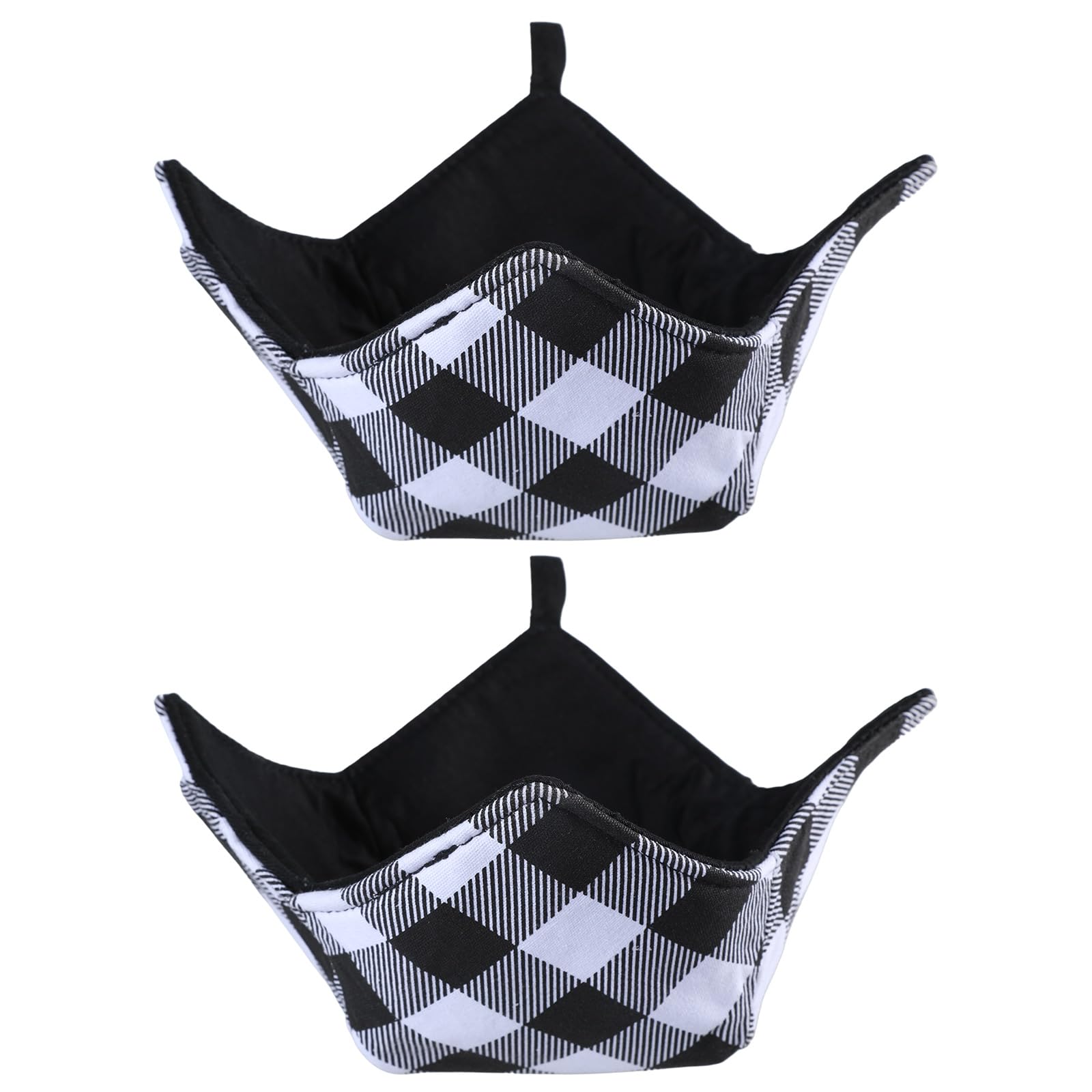 Jazuaiao 2 PCS Multipurpose Bowl Holders Microwave Safe Bowls Holder Hot Bowl Holder Potholders for Microwave Holders for Display