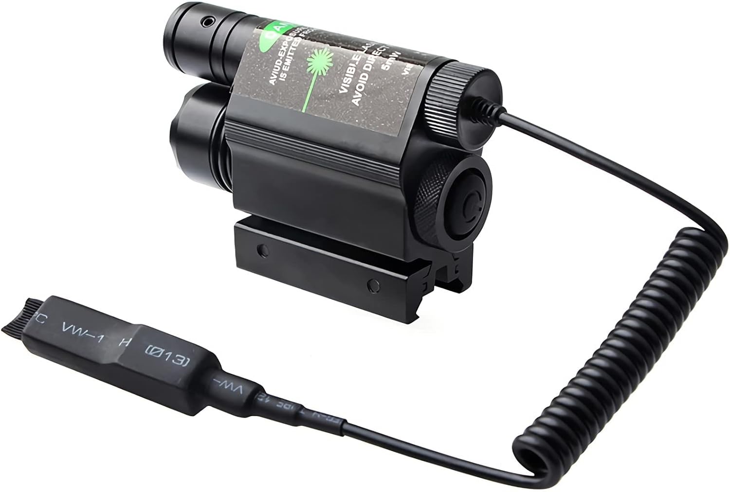Gun Light Laser Sight, Tactical 500 Lumen LED Flashlight Green Laser Combo with Remote Switch Charger for Rifle Shotgun fits 20mm/11mm Picatinny Waver Dovetail Rail