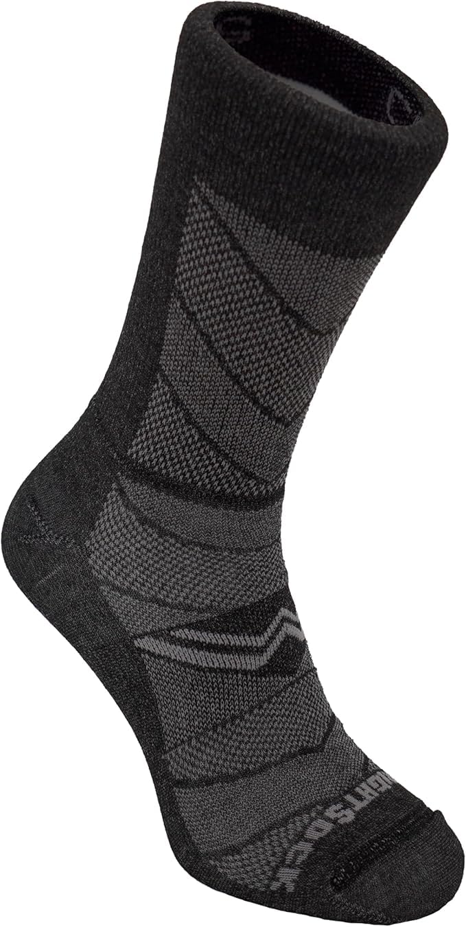 Wrightsock CoolMesh II Crew Anti Blister Socks – Double Layer Running Socks for Men & Women – Breathable Hiking Sock – Blister Prevention – Unisex Sport Sock – Eco Friendly & Made in the USA