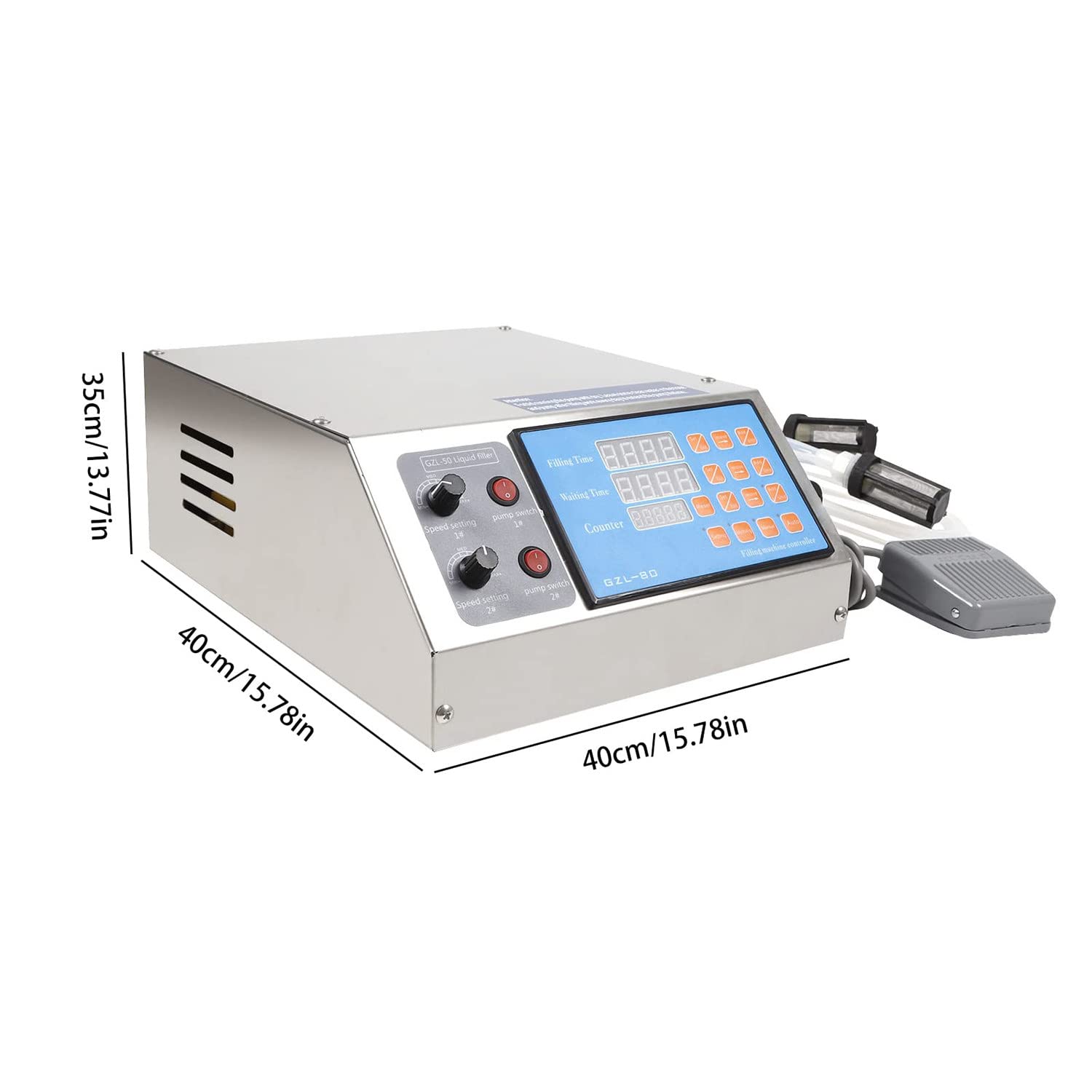 3 ml~ 4000 ml Máquina de Llenado de Líquidos Automática Máquina de Llenado Manual para Crema de Champú y Cosméticos Máquina de Llenado Neumática de Acero Inoxidable de Grado Alimenticio