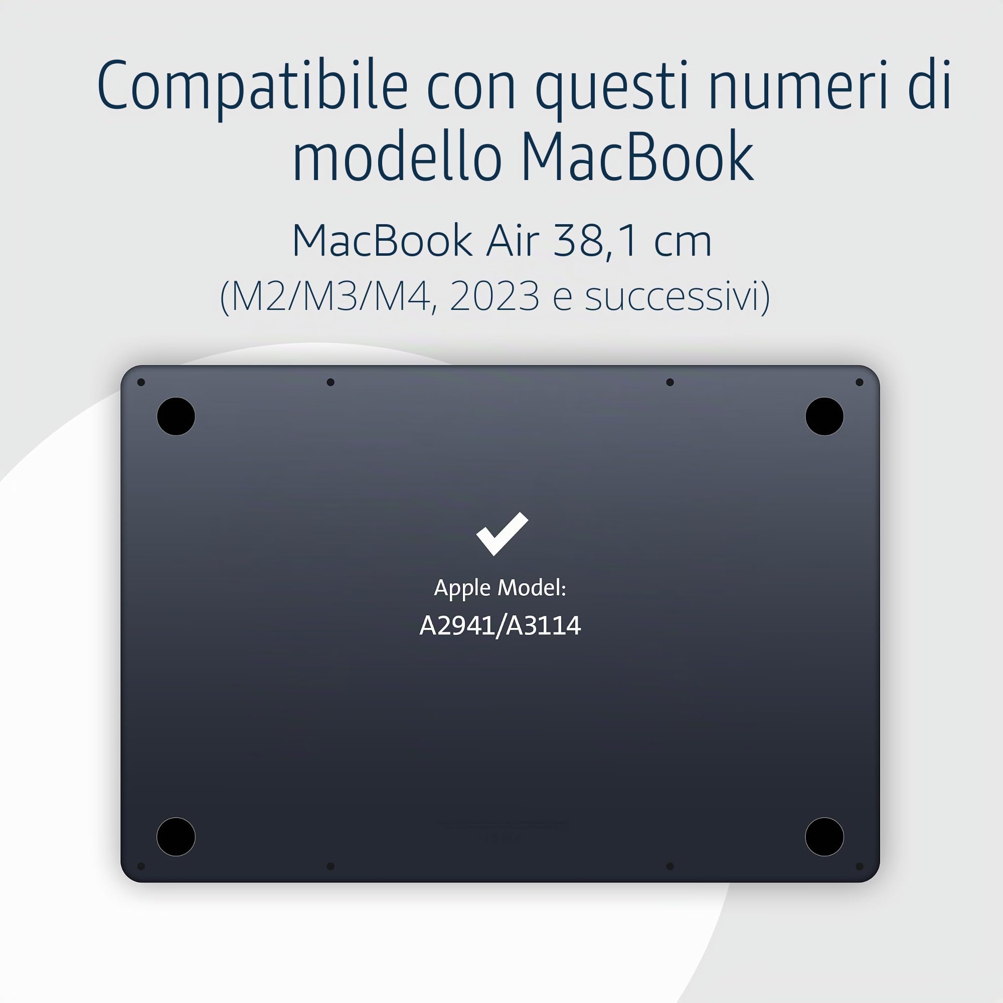 Kensington MagPro Filtro Privacy per schermo da 15" per MacBook Air (M2, 2023), Rimovibile, Antiriflesso, Riduce la Luce Blu (K58306WW)