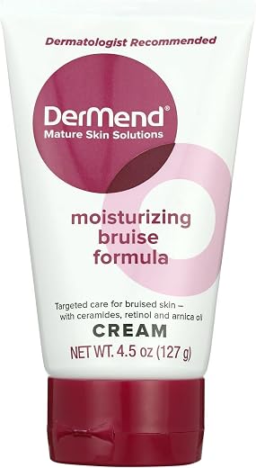 DerMend Moisturizing Bruise Formula Cream 4.50 oz (Pack of 4)