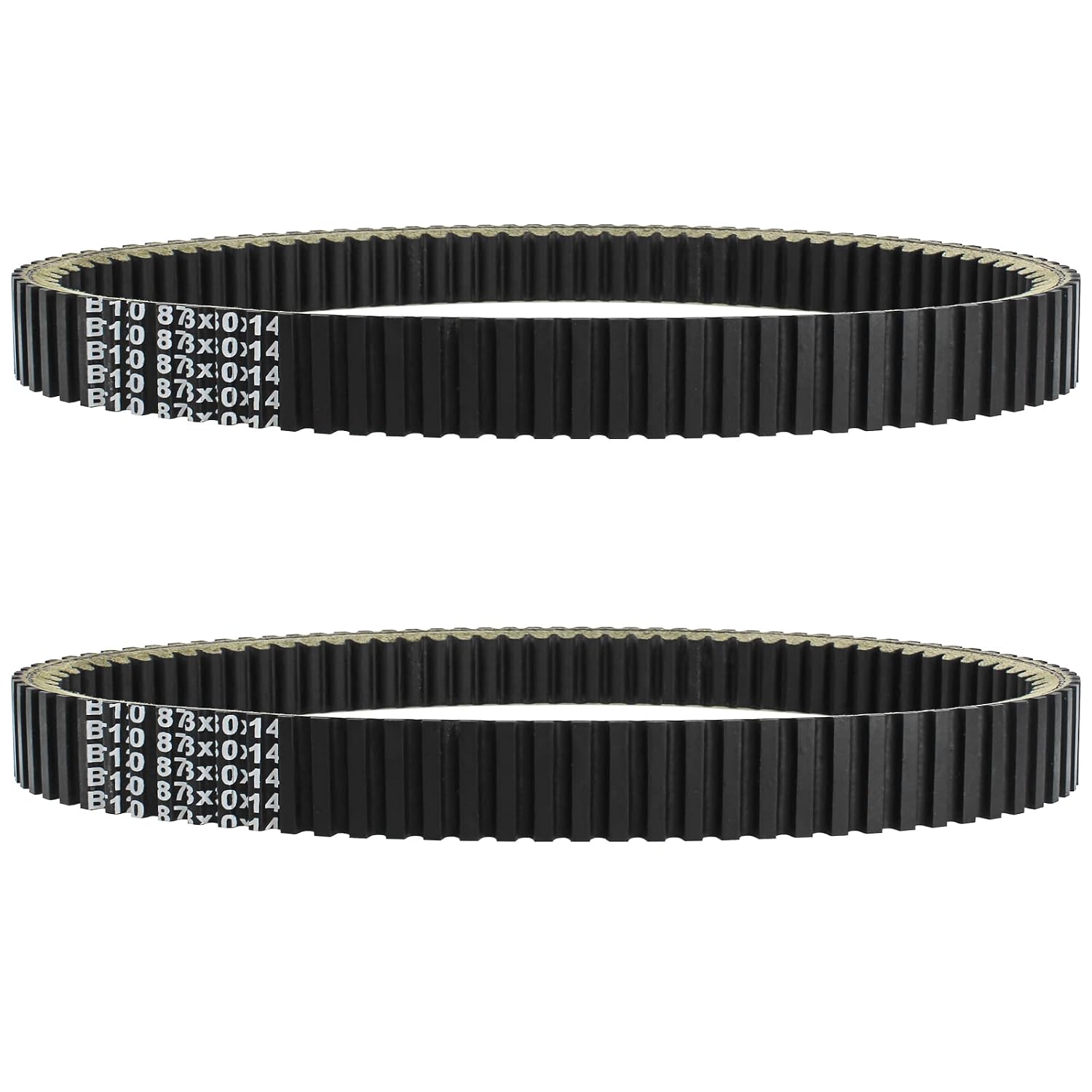 2Pcs Drive Belt Compatible with Yamaha Grizzly Kodiak Rhino Wolverine 400 450 YFM400 YFM450 YXR450 3C2-17641-00-00 5GH-17641-00-00 5GH-17641-10-00 5GH-17641-11-00
