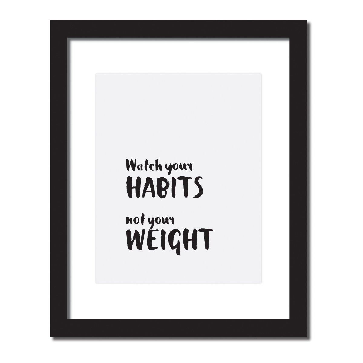 Weight loss encouragement gift, Watch Your Habits, Not Your