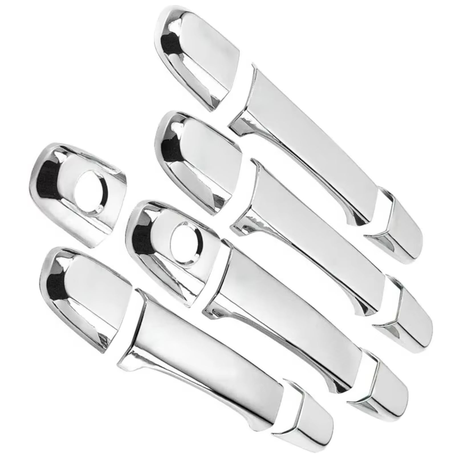 Qdzvalumv One Color Car Door Handles Cover Shell Compatible With Toyota For Harrier 1998-2003 Car Exterior Door Handle Moulding Cover Trim Protector Front Rear Cap Set