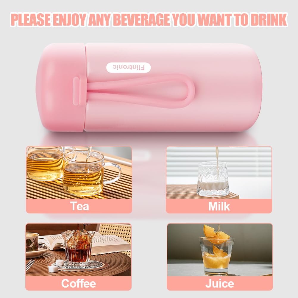flintronic 150 ML Mini Thermal Flask, Stainless Steel Insulated Water Bottles, Double Wall Vacuum Small Flask - Image 4